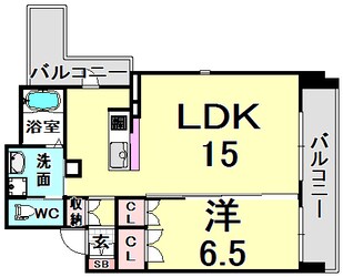 アルファレガロ神戸WESTの物件間取画像